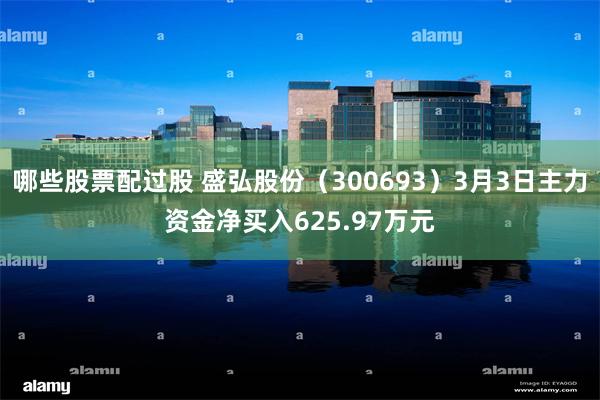 哪些股票配过股 盛弘股份（300693）3月3日主力资金净买入625.97万元