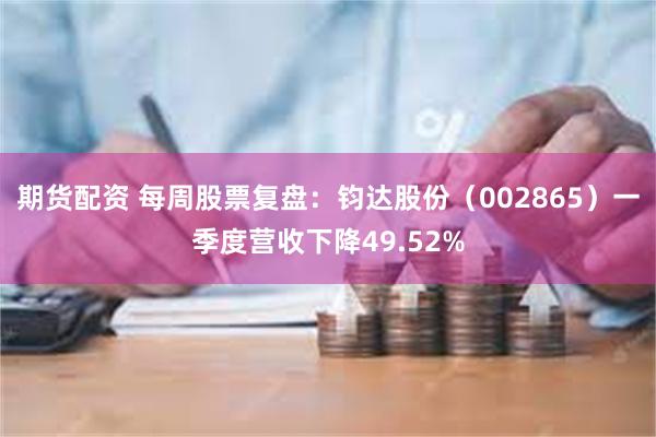 期货配资 每周股票复盘：钧达股份（002865）一季度营收下降49.52%