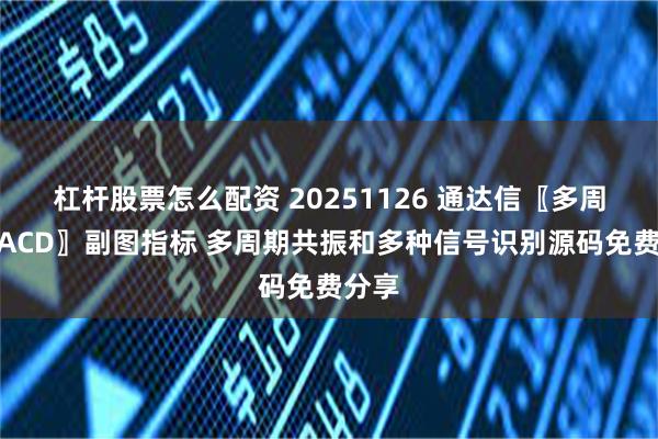 杠杆股票怎么配资 20251126 通达信〖多周期MACD〗副图指标 多周期共振和多种信号识别源码免费分享