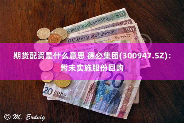 期货配资是什么意思 德必集团(300947.SZ)：暂未实施股份回购