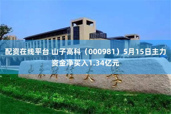 配资在线平台 山子高科（000981）5月15日主力资金净买入1.34亿元
