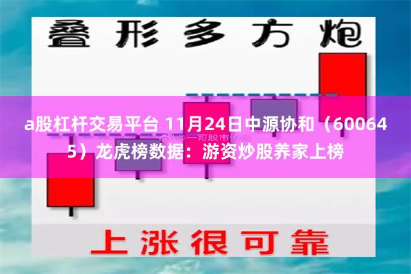 a股杠杆交易平台 11月24日中源协和（600645）龙虎榜数据：游资炒股养家上榜