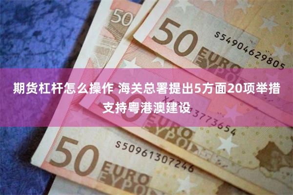 期货杠杆怎么操作 海关总署提出5方面20项举措支持粤港澳建设