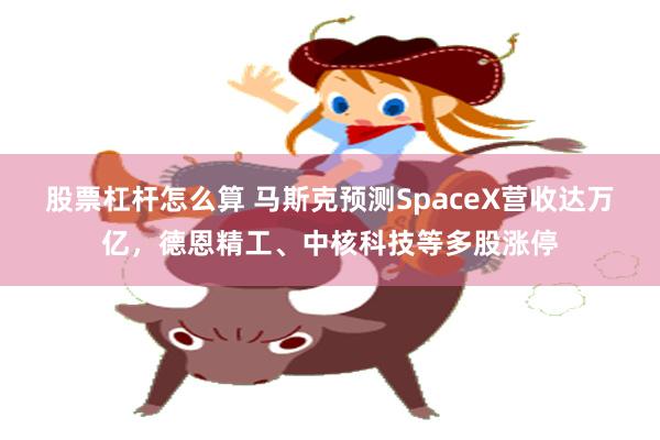 股票杠杆怎么算 马斯克预测SpaceX营收达万亿，德恩精工、中核科技等多股涨停