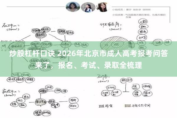 炒股杠杆口诀 2026年北京市成人高考报考问答来了，报名、考试、录取全梳理