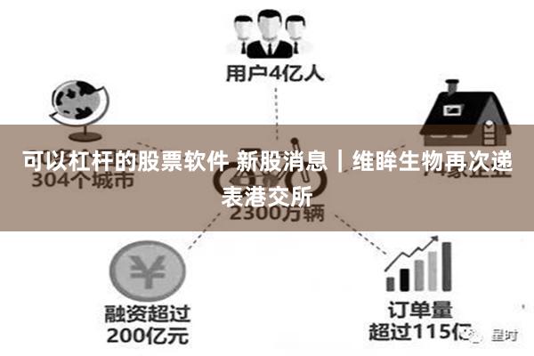 可以杠杆的股票软件 新股消息｜维眸生物再次递表港交所