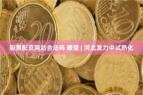 股票配资网站合法吗 瞭望 | 河北发力中试熟化